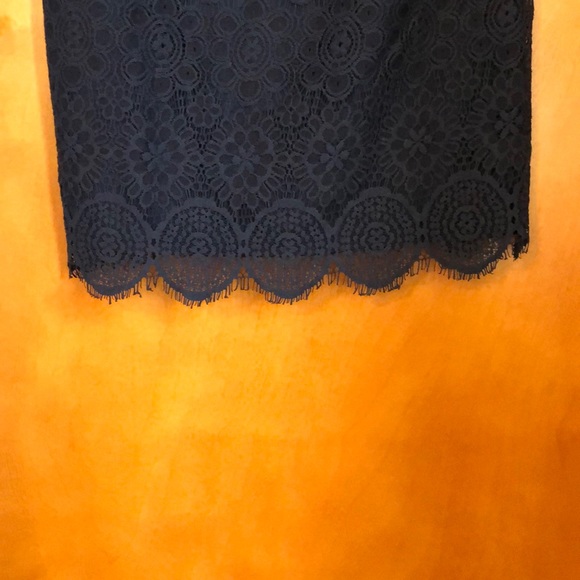 Navy, Lace Dress Laundry by Shelli Segal - Picture 4 of 4